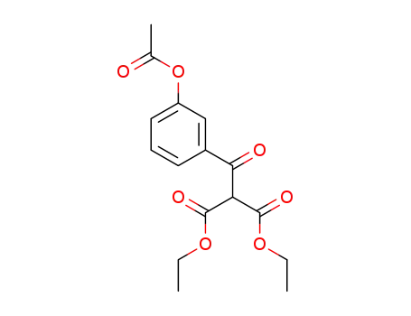 3-acetoxybenzoylmalonate diethyl ester