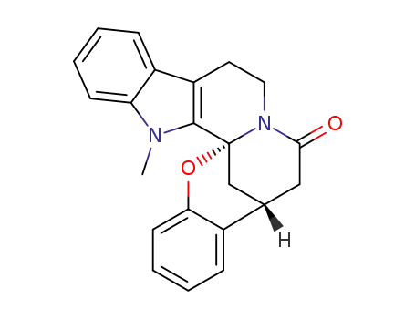 (5RS,15bRS)-15-methyl-5,6,9,10-tetrahydro-5,15b-methanobenzo[7',8'][1,3]oxazocino-[3',2':1,2]pyrido[3,4-b]indol-7(15H)-one