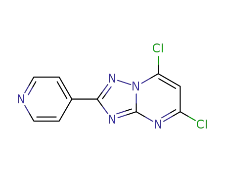 5,7-dichloro-2-(pyridin-4-yl)-[1,2,4]triazolo[1,5-a]pyrimidine