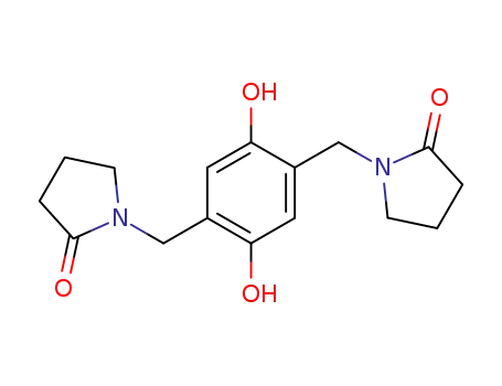 1,2-bis[(2-oxopyrrolidin-1-yl)methyl]-2,5-dihydroxybenzene