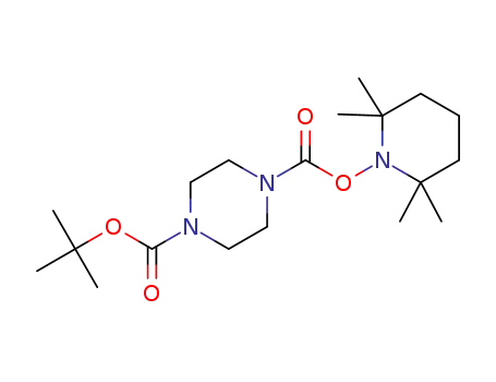 1-(tert-butyl) 4-(2,2,6,6-tetramethylpiperidin-1-yl) piperazine-1,4-dicarboxylate