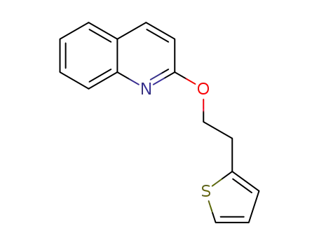 2-(2-(thiophen-2-yl)ethoxy)quinoline