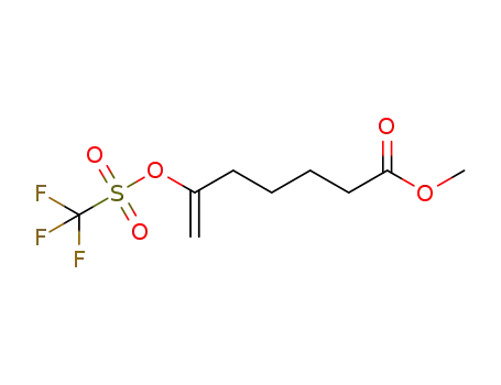 methyl 6-(((trifluoromethyl)sulfonyl)oxy)hept-6-enoate