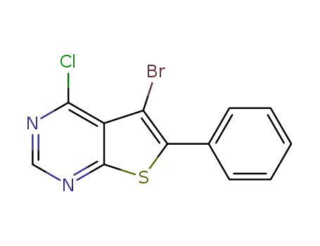 5-bromo-4-chloro-6-phenyl-thieno[2,3-d]pyrimidine