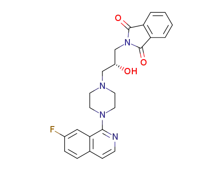 2-[(2R)-3-[4-(7-fluoroisoquinolin-1-yl)piperazin-1-yl]-2-hydroxypropyl]-2,3-dihydro-1H-isoindole-1,3-dione