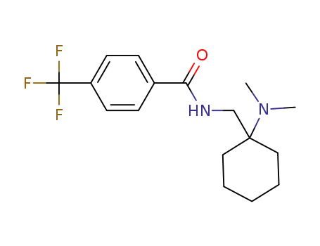 4-(trifluoromethyl)-N-{[1-(dimethylamino)cyclohexyl]methyl}benzamide
