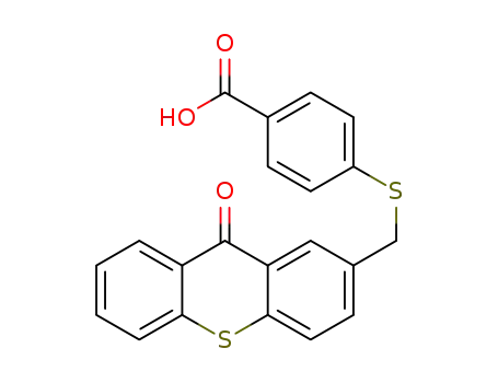 4-[(9-oxo-9H-thioxanthen-2-yl)methylthio]benzoic acid