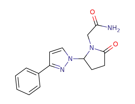 2-(2-oxo-5-(3-phenyl-1H-pyrazol-1-yl)pyrrolidin-1-yl)acetamide