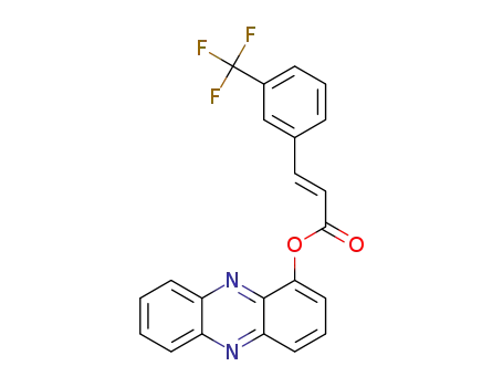 phenazin-1-yl (E)-3-(3-(trifluoromethyl)phenyl)acrylate
