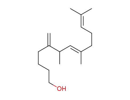 (E)-6,8,12-trimethyl-5-methylenetrideca-7,11-dien-1-ol