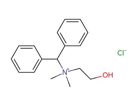 benzhydryl-(2-hydroxy-ethyl)-dimethyl-ammonium; chloride