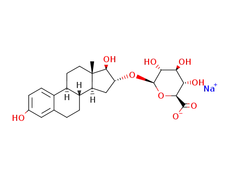 sodium 3,17β-dihydroxyestra-1,3,5(10)-trien-16α-yl-β-D-glucopyranosuronate