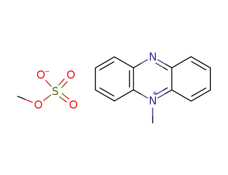 Molecular Structure of 299-11-6 (5-Methylphenazinium methosulfate)