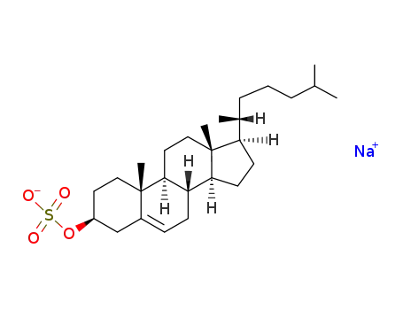Molecular Structure of 2864-50-8 (Cholesteryl sodium sulfate)