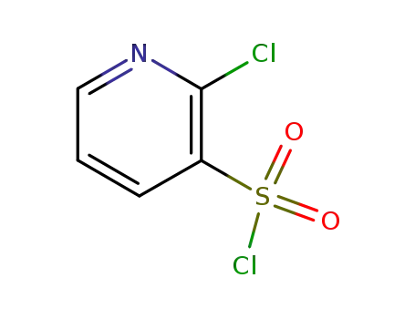 Molecular Structure of 6684-06-6 (2-Chloropyridine-3-sulfonyl chloride)