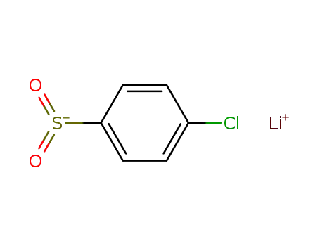 C6H4ClO2S(1-)*Li(1+)