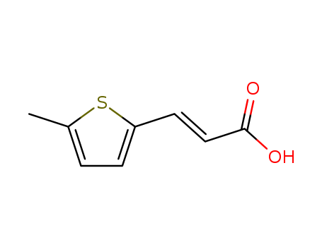 2-Propenoic acid, 3-(5-methyl-2-thienyl)-, (E)-