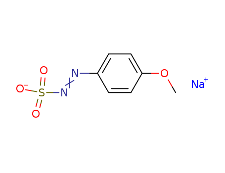 Diazenesulfonic acid, (4-methoxyphenyl)-, sodium salt