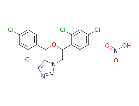 Molecular Structure of 22832-87-7 (Miconazole nitrate)
