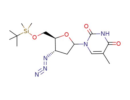 1-[(4S,5S)-4-Azido-5-(tert-butyl-dimethyl-silanyloxymethyl)-tetrahydro-furan-2-yl]-5-methyl-1H-pyrimidine-2,4-dione