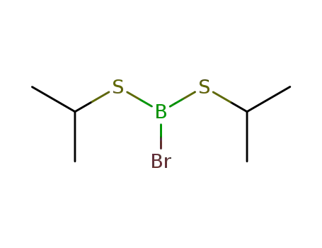Molecular Structure of 89449-88-7 (Borane, bromobis[(1-methylethyl)thio]-)