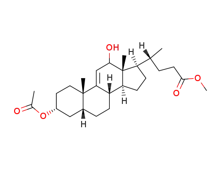 methyl 3α-acetoxy-12-hydroxy-9(11)-cholenate