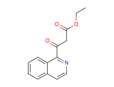 ethyl 3-(isoquinolin-1-yl)-3-oxopropanoate