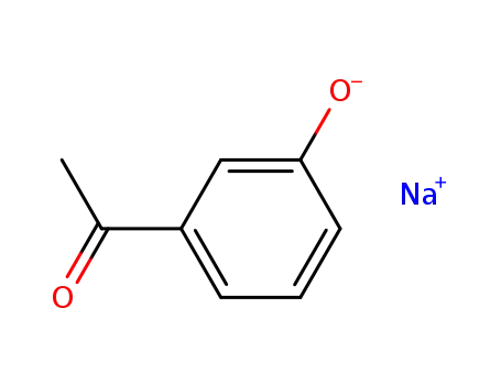 Molecular Structure of 3019-87-2 (Ethanone, 1-(3-hydroxyphenyl)-, sodium salt)