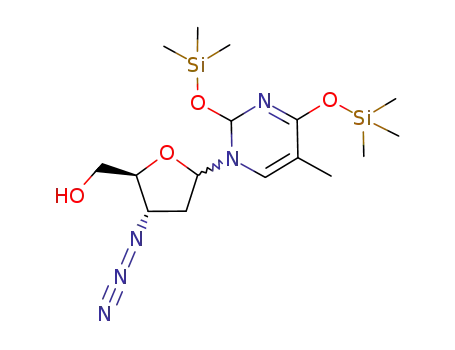 [(2S,3S)-3-Azido-5-(5-methyl-2,4-bis-trimethylsilanyloxy-2H-pyrimidin-1-yl)-tetrahydro-furan-2-yl]-methanol