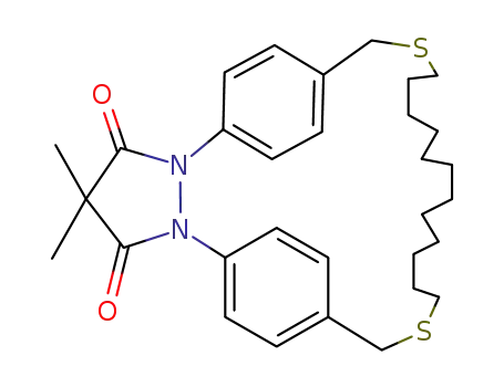 N,N'-dimethylmalonyl-2,15-dithia-23,24-diaza-<16.2>paracyclophane