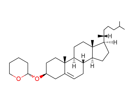 Molecular Structure of 6252-45-5 (3β-[(Tetrahydro-2H-pyran)-2-yloxy]cholest-5-ene)