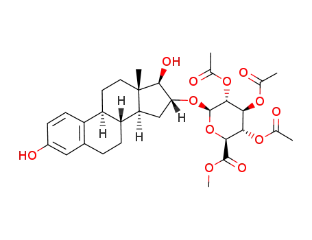 methyl 3,17β-dihydroxyestra-1,3,5(10)-trien-16α-yl-2,3,4-tri-O-acetyl-β-D-glucopyranosuronate