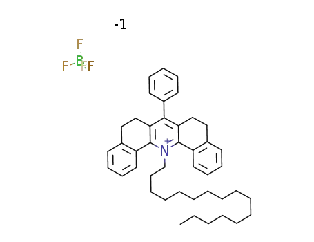 N-n-hexadecyl-5,6,8,9-tetrahydro-7-phenyldibenzoacridinium tetrafluoroborate