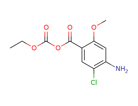 Benzoic acid,4-amino-5-chloro-2-methoxy-, anhydride with ethyl hydrogen carbonate (9CI)
