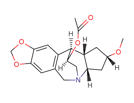 (6S)-12anti-acetoxy-8c-methoxy-(6at,9at)-6a,7,8,9,9a,10-hexahydro-5H-6r,10c-ethano-cyclopenta[b][1,3]dioxolo[4',5':4,5]benzo[1,2-e]azepine