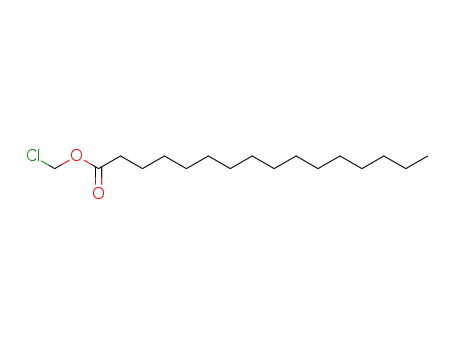 Molecular Structure of 61413-69-2 (Hexadecanoic acid, chloromethyl ester)