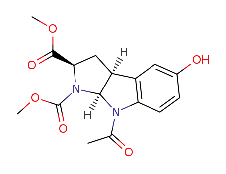 (2R,3aS,8aS)-8-Acetyl-5-hydroxy-3,3a,8,8a-tetrahydro-2H-pyrrolo[2,3-b]indole-1,2-dicarboxylic acid dimethyl ester