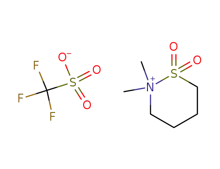 2,2-dimethyltetrahydro-1,2-thiazinium S,S-dioxide trifluoromethane sulfonate
