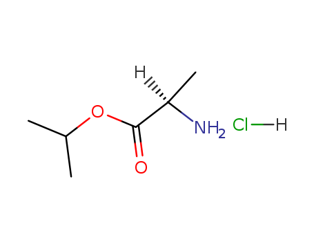 39613-92-8,D-Alanine Isopropyl Ester HCl,(S)-isopropyl 2-aminopropanoate hydrochloride;H-D-ALA-OIPR.HCL;H-D-Ala-OiPr·HCl;D-ALANINE ISOPROPYL ESTER HYDROCHLORIDE;isopropyl L-alaninate hydrochloride;alanine isopropyl ester hydrochloride;D-ALANINE ISOPROPYL ESTER HCL;H-D-ALA-OIPR · HCL;isopropyl (2S)-2-aminopropanoate hydrochloride;L-Alanin-1-methylethylester-hydrochlorid;D-Alanine isopropylester Hydrochloride;Ala-OiPr HCl;D-Alanine isopropyl ester (hydrochloride);