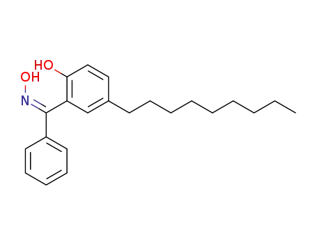 Molecular Structure of 59986-54-8 (Methanone, (2-hydroxy-5-nonylphenyl)phenyl-, oxime, (Z)-)