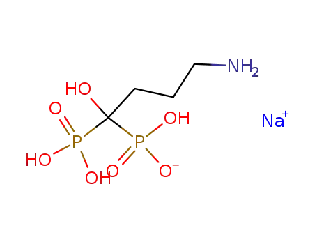 Molecular Structure of 121268-17-5 (Alendronate sodium)