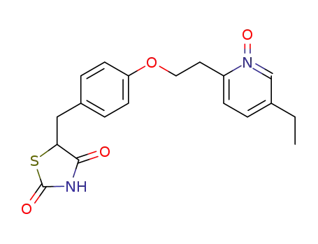 rac-2-(2-{4-[(2,4-dioxothiazolidin-5-yl)methyl]phenoxy}ethyl)-5-ethylpyridine-1-oxide