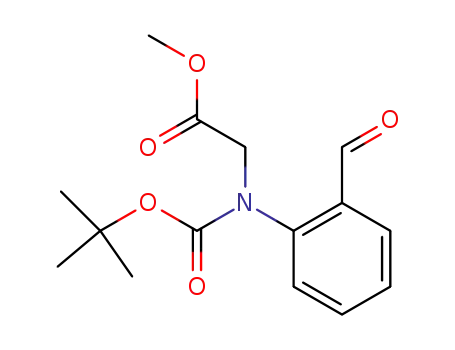 [tert-Butoxycarbonyl-(2-formyl-phenyl)-amino]-acetic acid methyl ester