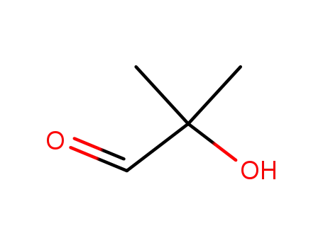 Molecular Structure of 20818-81-9 (2-hydroxy-2-methylpropionaldehyde)