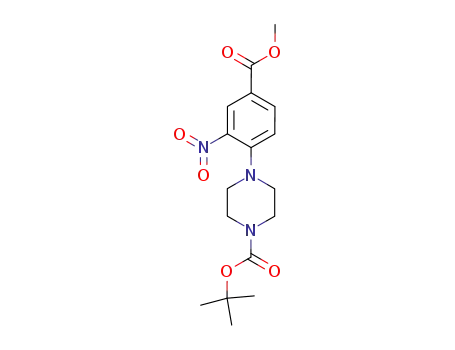 tert-butyl 4-[4-(methoxycarbonyl)-2-nitrophenyl]piperazine-1-carboxylate