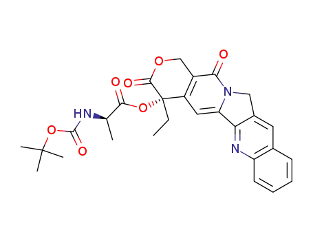 (R)-2-tert-Butoxycarbonylamino-propionic acid (S)-4-ethyl-3,13-dioxo-3,4,12,13-tetrahydro-1H-2-oxa-6,12a-diaza-dibenzo[b,h]fluoren-4-yl ester