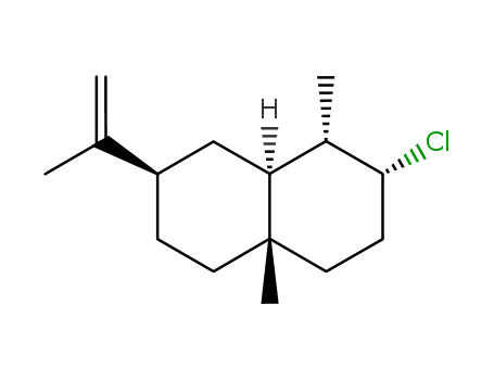 (-)-3α-chloro-4βH-eudesm-11,12-ene
