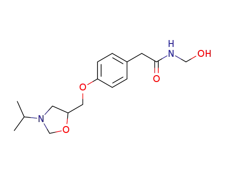 N-Hydroxymethyl-2-[4-(3-isopropyl-oxazolidin-5-ylmethoxy)-phenyl]-acetamide