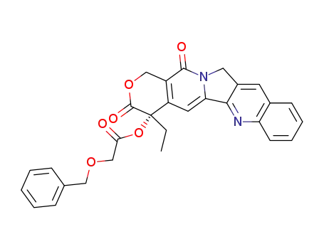 Benzyloxy-acetic acid (S)-4-ethyl-3,13-dioxo-3,4,12,13-tetrahydro-1H-2-oxa-6,12a-diaza-dibenzo[b,h]fluoren-4-yl ester