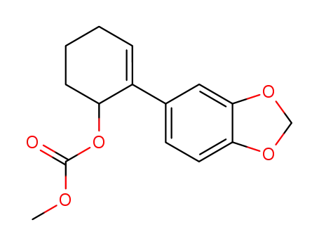 2-(3,4-methylenedioxyphenyl)-3-[(methoxycarbonyl)oxy]-1-cyclohexene
